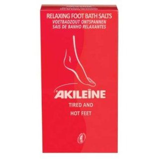 Akileine Red Line Relaxing Foot Bath Salts   Box of 2x150