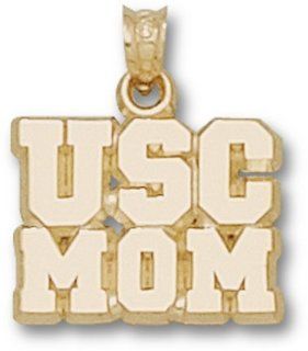 USC Trojans USC Mom Pendant   14KT Gold Jewelry Sports