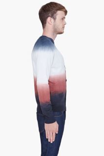 Marc By Marc Jacobs Navy Silk Cashmere Ombre Cardigan for men