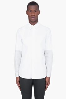 Marni White Two tone Sleeve Shirt for men