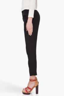 Marc By Marc Jacobs Black Seedy Silk Pants for women