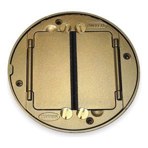 Tile Flange & Cover, SystemOne, Brass  