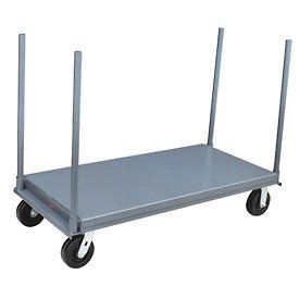 2000 Lb Platform Truck With Four 30 Stakes 24 X 36
