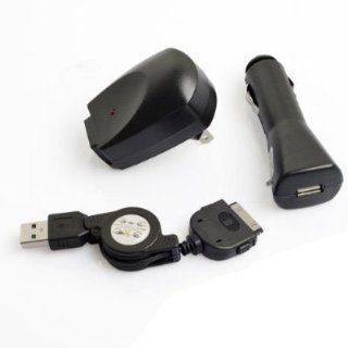 OKEBA USB Travel Kit with Car Charger, WALL CHARGER USB