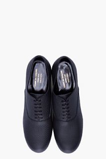 Comme Des Garçons Homme Plus Black Steer Perforated Shoes for men