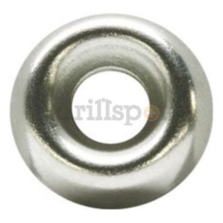 DrillSpot 1133145 1/4 Nickel Plated Finishing Washer, Pack of 100