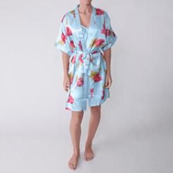 Happie Brand Womens 2 piece Satin Robe/ Chemise Set Today: $21.99 1.0
