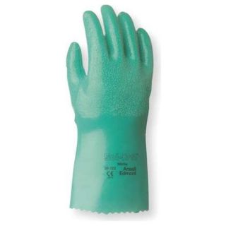 Ansell 39 124 Chemical Resistant Glove, 14" L, Sz 10, PR