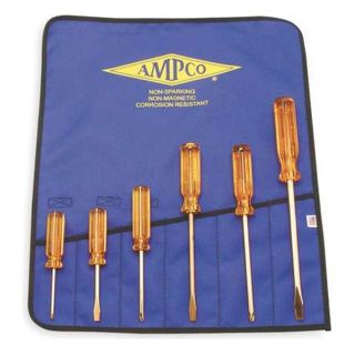 Ampco M 39 Screwdriver Set, Nonsparking, Combo, 6Pc