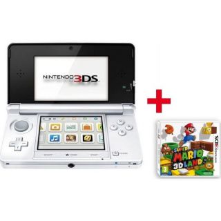 NINTENDO 3DS BLANC ARCTIQUE + SUPER MARIO 3D LAND   Achat / Vente DS