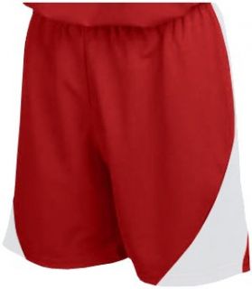 Softball/Volleyball Shorts 235 CARDINAL/WHITE WOMENS SMALL Clothing