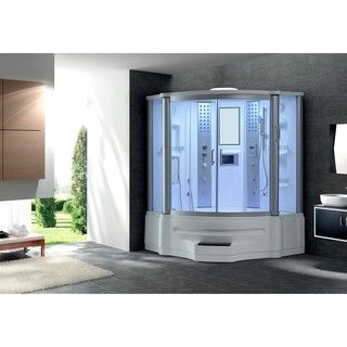 Steam Shower A151W 9 in LCD TV Jacuzzi Combo