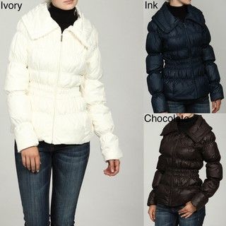 Steve Madden Quilted Sleeves Down Coat