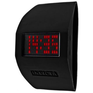 Invicta Specialty Black Silicone Cuff Watch