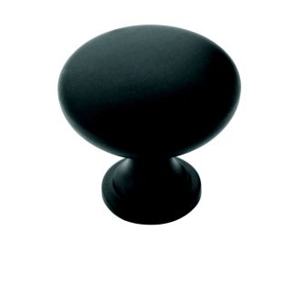 Amerock Traditional Flat Black Round Cabinet Knob (Pack of 5) Today: $