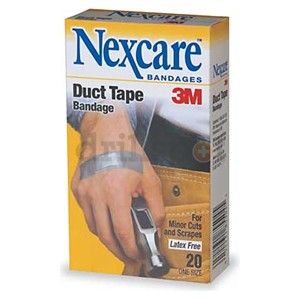Nexcare 520 20 Duct Tape Adhesive Bandage, Pk 20