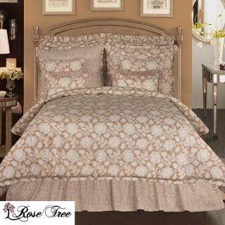 Rose Tree Talouse Taupe Queen size Comforter Set