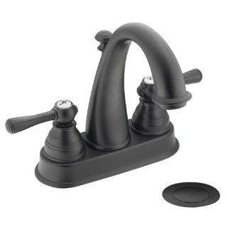 Moen 6121WR Kingsley Two Handle High Arc Bathroom Faucet, Wrought Iron