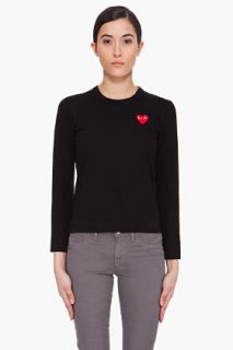 Comme Des Garçons Play  Black Heart Emblem T shirt for women