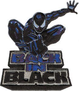 Spiderman Back in Black Patch Clothing