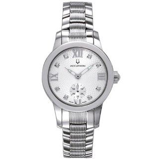 Accutron Womens 26P10 Marsella Diamond Bracelet Watch: Watches