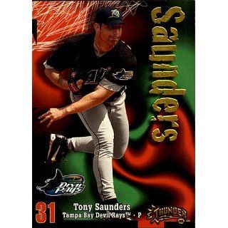 1998 Skybox Tony Saunders # 241 Devil Rays Collectibles