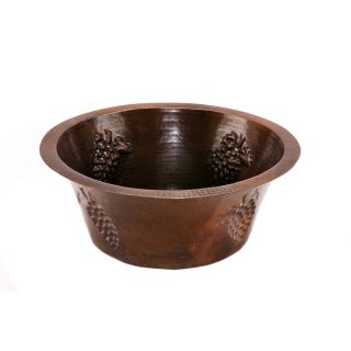 16 inch Round Copper Prep Sink with Grapes Today $237.00 5.0 (1