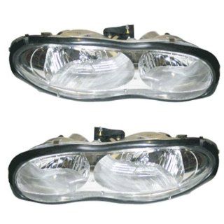 98 02 Chevy Camaro Z28 SS Headlights Headlamps Head Lights Lamps Pair