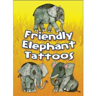 Dover Publications Friendly Elephant Tattoos Arts, Crafts