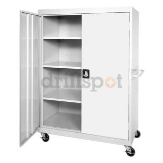 Sandusky TA3R462460 05 Mobile Storage Cabinet, Welded, Dove Gray
