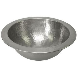 Large Round Copper Flat Lip Pewter Finish Bathroom Sink Today $194.49