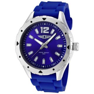 by Invicta Mens Blue Textured Silicone Watch