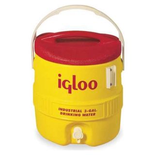 Igloo 431 Beverage Cooler, 3 gal., Yellow