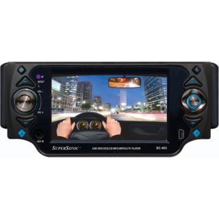 Supersonic SC 403 Car DVD Player   4.3 Touchscreen LCD Display