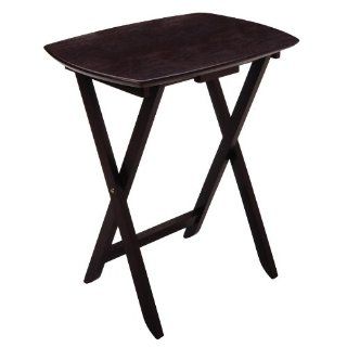 Winsome Wood Single Oversized TV Tables, Oblong, Espresso