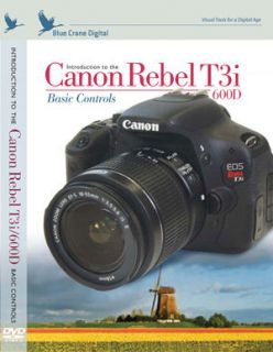 Blue Crane Digital zBC139 Basic Controls DVD for Canon Rebel T3i/EOS