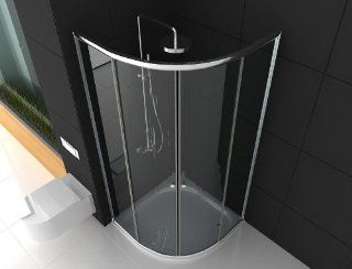 Duschkabine aus klarem Sicherheitsglas / Echtglas Dusche / Duschkabine