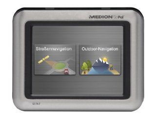 Medion S3747 GoPal Outdoor  und Straßennavigationssystem (8,9 cm (3,5