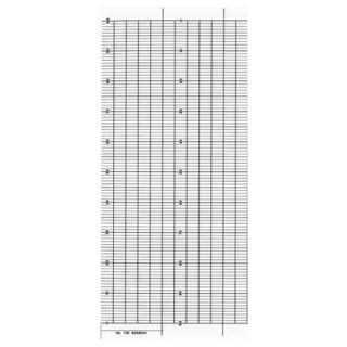 Graphic Controls YOK B9585AH Strip Chart, Fanfold, Range 0 to 100, 99 Ft