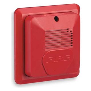 Federal Signal FSF105 024R Chime, Fire Alarm, Red