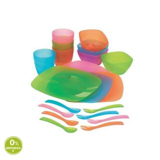 BEBE CONFORT Set vaisselle incassable Vert/bleu/rose/orange   Achat
