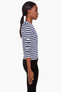 Comme Des Garçons Play  Long Sleeve Stripe Emblem Shirt for women