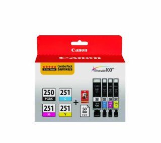 Canon PGI 250/CLI 251 Ink/Paper Combo Pack Ink