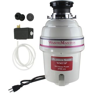 Garbage Disposal with Chrome Air Switch Kit Today $165.99