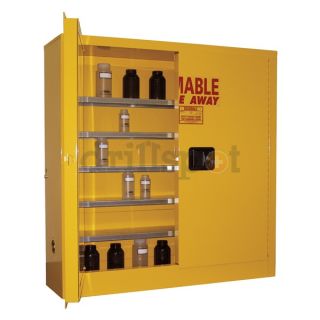 Securall WMA124 RED Flammable Safety Cabinet, 24 Gal., Red