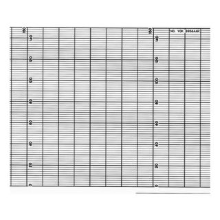 Graphic Controls YOK B956AAR Strip Chart, Fanfold, Range 0 to 150, 53 Ft