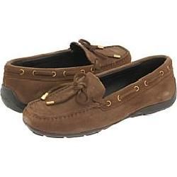 Geox D Anima Moc Sand Suede Loafers