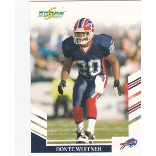  Donte Whitner 2007 Score NFL Card #143 (Bills) 