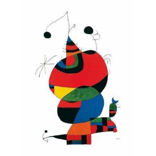 Kunstdruck Joan Miró Hommage a Picasso 60 x 80 Küche
