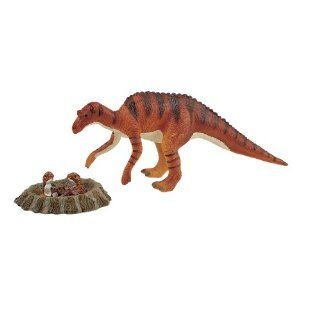 Maiasaurus mit Nest, Dinosaurier Spielzeug von Safari 